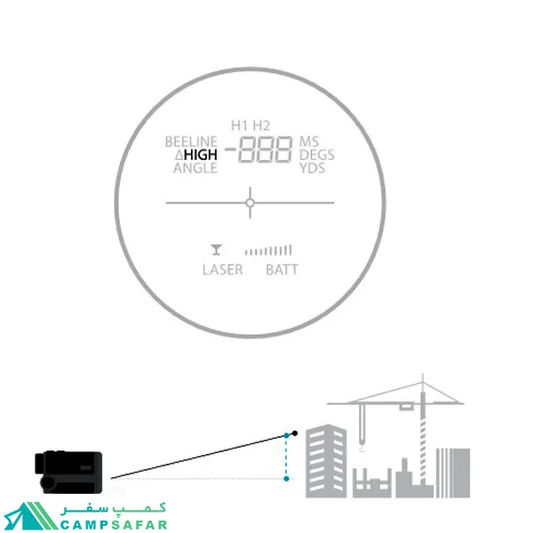 فاصله یاب هاوک HAWKE مدل LRF900 6×25 - مسافت سنج یا رنج فایندر کوهنوردی