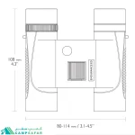 دوربین دوچشمی هاوک HAWKE مدل ENDURANCE ED 10×25- شکاری
