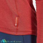 بیس لایر کوهنوردی Montane مدل Dart Zip Neck قرمز