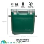 کول باکس استنلی Adventure Cooler 28.3L حجم 28 لیتری سبز