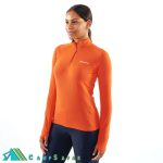 بلوز کوهنوردی MONTANE مدل ALLEZ MICRO PULL-ON زنانه نارنجی