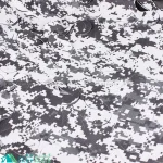 تور استتار پیکسلی برفی کد PX103 - پارچه استتار آفرود برزنتی