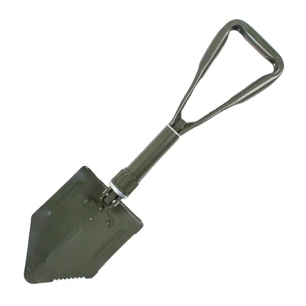 بیلچه کلنگ تاشو کمپینگ REDCAMP مدل TRY482 دسته مثلثی