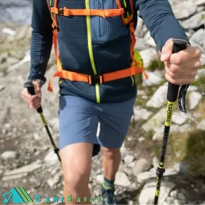 عصای کوهنوردی مسترز MASTERS مدل DOLOMITI - باتوم اورجینال ایتالیایی - قفل کلیپسی