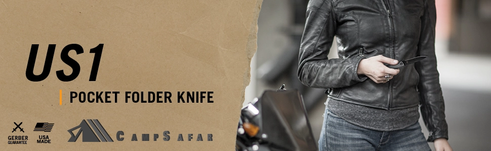 چاقو تاشوی گربر GERBER مدل US1 جیبی