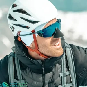 عینک کوهنوردی جولبو JULBO مدل ULTIMATE COVER لنز REACTIVE 2-4 - تخصصی کوهنوردی با محافظ بینی و فتوکرومیک - اورجینال فرانسوی