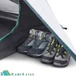 چادر کوهنوردی دو نفره کچوا QUECHUA مدل MH100 FRESH & BLACK