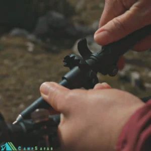 عصای کوهنوردی لکی LEKI مدل BLACK SERIES CARBON - باتوم کلیپسی آلمانی اورجینال