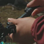 عصای کوهنوردی لکی LEKI مدل BLACK SERIES CARBON - باتوم کلیپسی آلمانی اورجینال