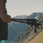 عصای کوهنوردی لکی LEKI مدل KHUMBU LITE PRO - باتوم کلیپسی آلمانی اورجینال