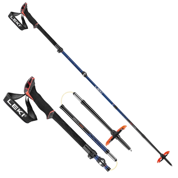 LEKI SHERPA FX CARBON-00- عصای کوهنوردی لکی LEKI مدل SHERPA FX CARBON - باتوم اسکی تاشو آلمانی اورجینال