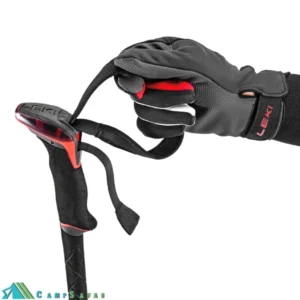 عصای کوهنوردی لکی LEKI مدل SHERPA FX CARBON - باتوم اسکی تاشو آلمانی اورجینال