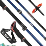 عصای کوهنوردی لکی LEKI مدل SHERPA FX CARBON - باتوم اسکی تاشو آلمانی اورجینال