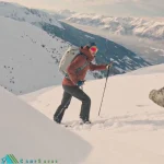 عصای کوهنوردی لکی LEKI مدل SHERPA FX CARBON - باتوم اسکی تاشو آلمانی اورجینال