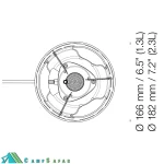 اجاق گاز کمپینگ پریموس PRIMUS مدل PRIMETECH STOVE 1.3L کوهنوردی - قابلمه دار - سوئدی