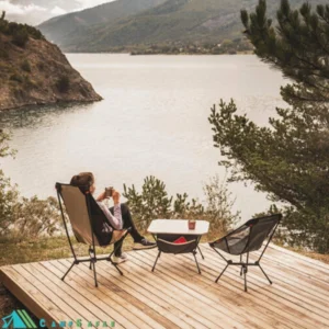 صندلی کمپینگ کچوا QUECHUA مدل LOW CHAIR 500L مسافرتی - فرانسوی