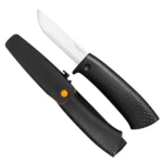 چاقو کمپینگ فیسکارس FISKARS مدل BUILDERS غلاف دار با چاقو تیز کن - فنلاندی