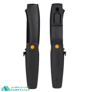 چاقو کمپینگ فیسکارس FISKARS مدل BUILDERS غلاف دار با چاقو تیز کن - فنلاندی