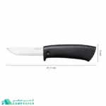 چاقو کمپینگ فیسکارس FISKARS مدل BUILDERS غلاف دار با چاقو تیز کن - فنلاندی