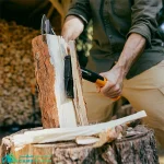 تبر کمپینگ فیسکارس FISKARS مدل X14 - اورجینال فنلاندی