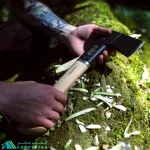 تبر کمپینگ فیسکارس FISKARS مدل NORDEN N7 - فنلاندی اورجینال دسته چوبی