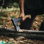 تبر کمپینگ فیسکارس FISKARS مدل NORDEN N10 - فنلاندی اورجینال دسته چوبی