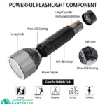 چراغ قوه شیائومی نکستول NexTool مدل NE0126 - قدرت 2000 لومن شارژی