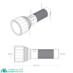 چراغ قوه شیائومی نکستول NexTool مدل NE0126 - قدرت 2000 لومن شارژی