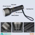 چراغ قوه شیائومی نکستول NexTool مدل NE0126 - قدرت 2000 لومن شارژی