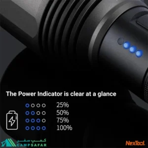 چراغ قوه شیائومی نکستول NexTool مدل NE0126 - قدرت 2000 لومن شارژی