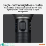 چراغ قوه شیائومی نکستول NexTool مدل NE0126 - قدرت 2000 لومن شارژی