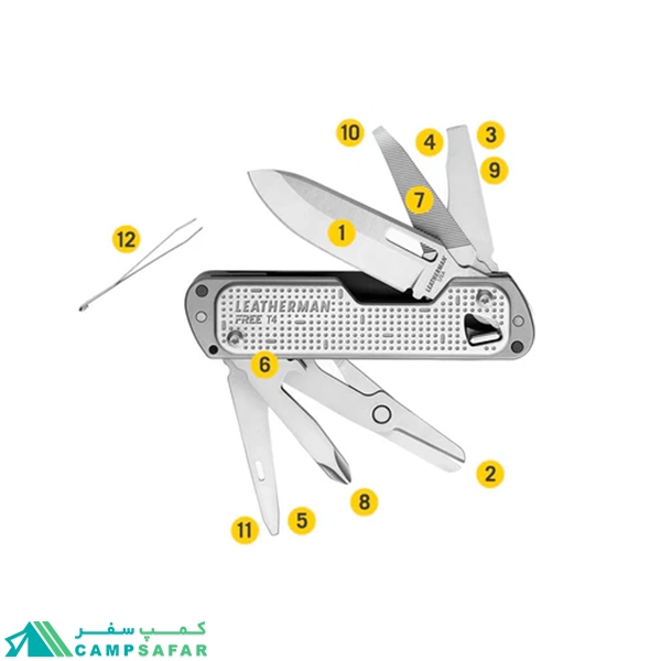 ابزار چند کاره لدرمن LEATHERMAN مدل FREE T4 - اورجینال آمریکایی