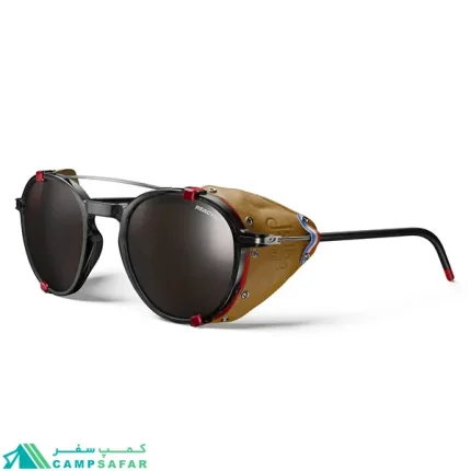 عینک کوهنوردی جولبو JULBO مدل LEGACY لنز REACTIV 2-4 POLARIZED - فتوکرومیک و پلاریزه با بادگیر چرمی