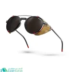 عینک کوهنوردی جولبو JULBO مدل LEGACY لنز REACTIV 2-4 POLARIZED - فرانسه فتوکرومیک و پلاریزه با بادگیر چرمی
