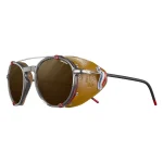 عینک کوهنوردی جولبو JULBO مدل LEGACY لنز REACTIV 2-4 POLARIZED - فرانسه فتوکرومیک و پلاریزه با بادگیر چرمی