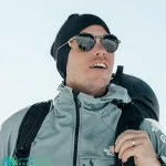 عینک کوهنوردی جولبو JULBO مدل LEGACY لنز REACTIV 2-4 POLARIZED - فرانسه فتوکرومیک و پلاریزه با بادگیر چرمی