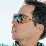 عینک کوهنوردی جولبو JULBO مدل LEGACY لنز REACTIV 2-4 POLARIZED - فرانسه فتوکرومیک و پلاریزه با بادگیر چرمی