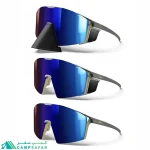 عینک کوهنوردی جولبو JULBO مدل EDGE COVER لنز REACTIV 2-4 DL - - برند فرانسوی اورجینال فتوکرومیک
