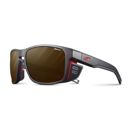 عینک کوهنوردی جولبو JULBO مدل SHIELD M لنز REACTIV 2-4 POLARIZED - برند فرانسوی اورجینال - فتوکرومیک - مدل شیلد سایز M