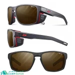 عینک کوهنوردی جولبو JULBO مدل SHIELD لنز REACTIV 2-4 POLARIZED - برند فرانسوی اورجینال - فتوکرومیک - مدل شیلد