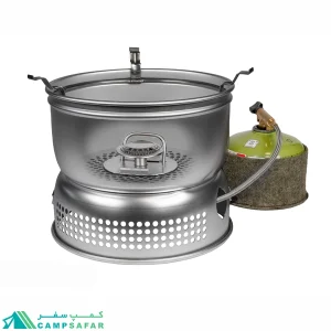 ظروف کوهنوردی ترانجیا TRANGIA مدل STOVE 25-2 HA/GB - سوئدی با سرشعله گازی مناسب 3 الی 4 نفر