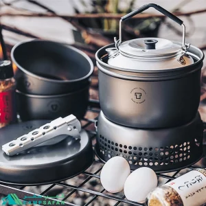 ظروف کوهنوردی ترانجیا TRANGIA مدل STOVE 25-2 HA/GB - سوئدی با سرشعله گازی مناسب 3 الی 4 نفر