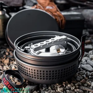 ظروف کوهنوردی ترانجیا TRANGIA مدل STOVE 25-2 HA/GB - سوئدی با سرشعله گازی مناسب 3 الی 4 نفر