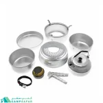 ظروف کوهنوردی ترانجیا TRANGIA مدل STOVE 25-2 UL - برند سوئدی با اجاق الکلی مناسب 3 الی 4 نفر