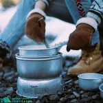 ظروف کوهنوردی ترانجیا TRANGIA مدل STOVE 25-2 UL - برند سوئدی با اجاق الکلی مناسب 3 الی 4 نفر