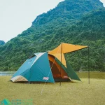 چادر کمپینگ کلمن COLEMAN مدل TOUGH WIDE DOME IV300 - آمریکایی اورجینال 5 نفره دوپوش عصایی ضد آب