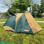چادر کمپینگ کلمن COLEMAN مدل TOUGH WIDE DOME IV300 - آمریکایی اورجینال 5 نفره دوپوش عصایی ضد آب
